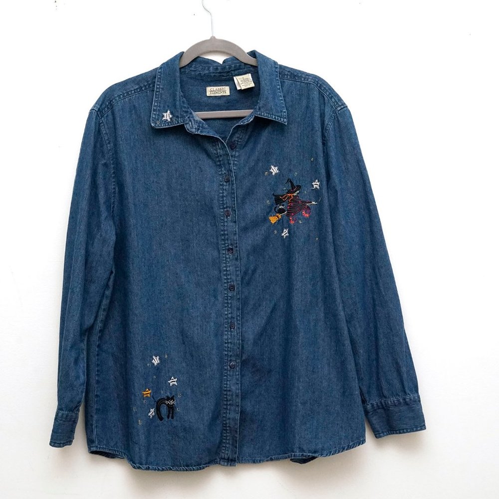 Classic Elements women's witch shirt size 18